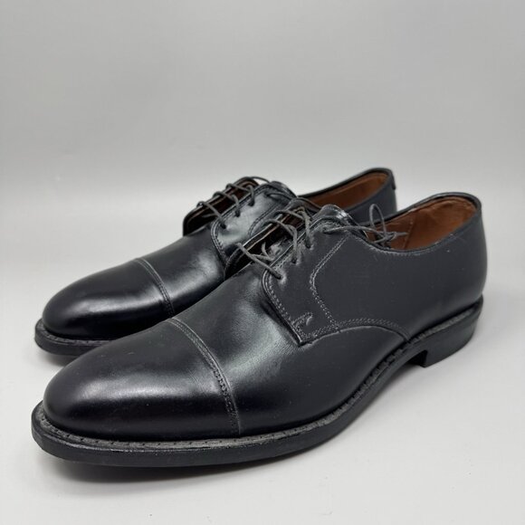 Allen Edmonds Lexington Men’s Black Leather Cap Toe Dress Shoes Size 9D USA main image 9
